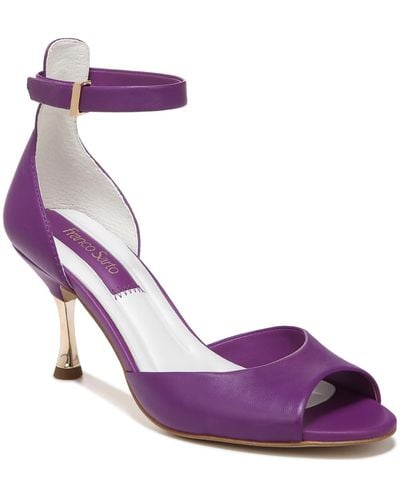 Franco Sarto Rosie Ankle Strap Dress Pumps - Purple