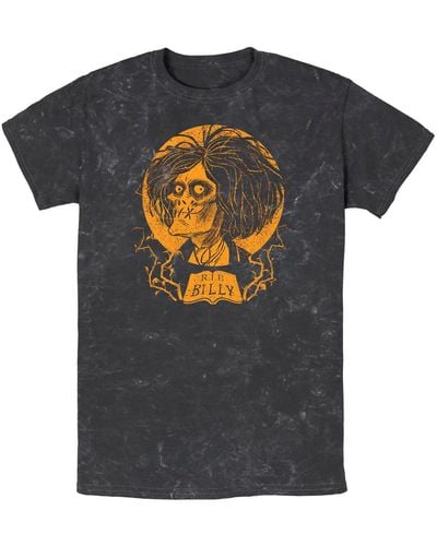 Fifth Sun Hocus Pocus Rip Billy Mineral Wash Short Sleeves T-shirt - Black