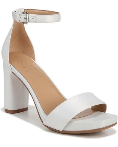 Naturalizer Joy Dress Ankle Strap Sandals - White