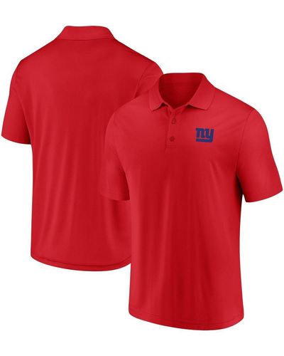 Fanatics New York Giants Component Polo Shirt - Red