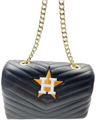 Cuce Houston Astros Quilted Crossbody Purse - Blue