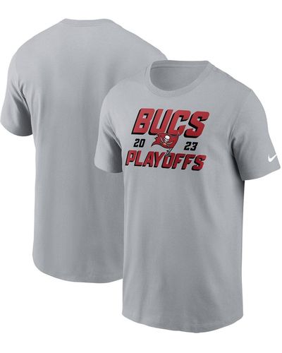 Nike Tampa Bay Buccaneers 2023 Nfl Playoffs Iconic T-shirt - Gray