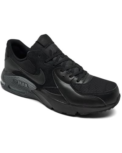 Nike Air Max Excee Running Sneakers From Finish Line - Black