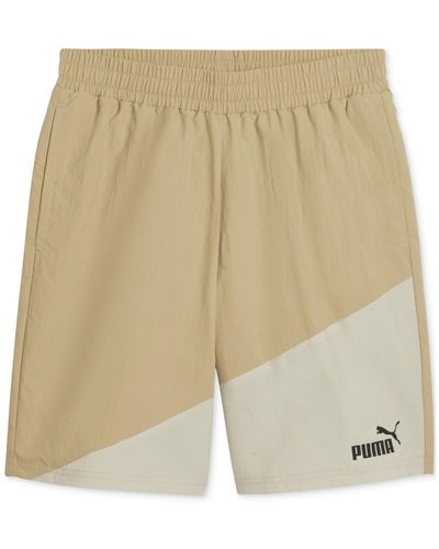 PUMA Power Colorblocked Shorts - Natural