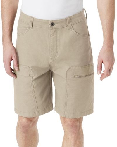 BASS OUTDOOR Worker Cargo 9" Shorts - Natural
