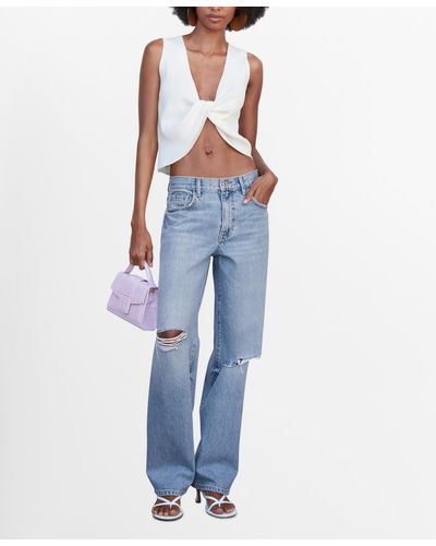 Mango Wide-leg jeans for Women | Online Sale up to 44% off | Lyst