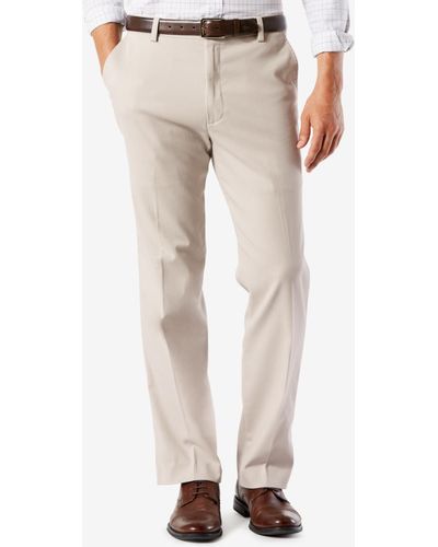 Dockers Easy Classic Fit Khaki Stretch Pants - Natural