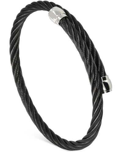 Charriol Cable Bypass Bracelet - Black