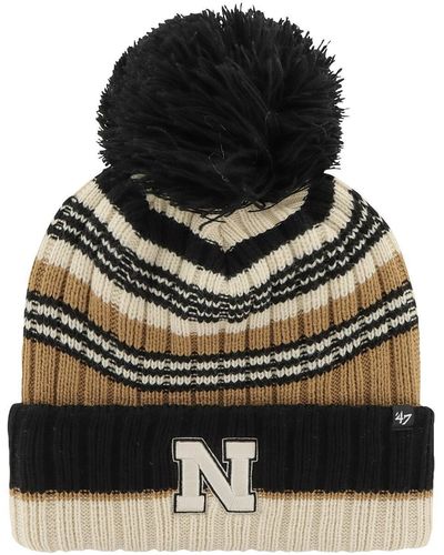 '47 Nebraska Huskers Barista Cuffed Knit Hat - Black