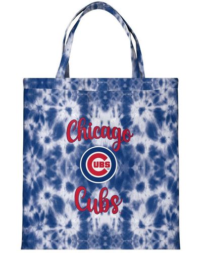 FOCO Chicago Cubs Script Wordmark Tote Bag - Blue