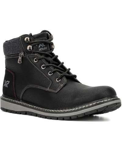 Xray Jeans Alistair Lace-up Boots - Black