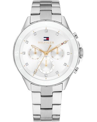 Tommy Hilfiger Multifunction -tone Stainless Steel Watch 40mm - Gray