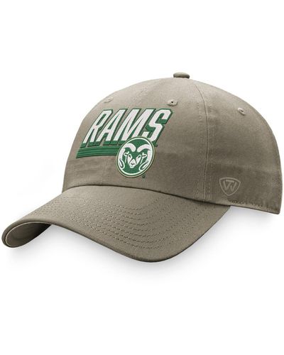 Top Of The World Colorado State Rams Slice Adjustable Hat - Green