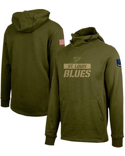 Levelwear St. Louis Blues Delta Shift Pullover Hoodie - Green