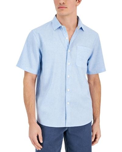 Tommy Bahama Sand Desert Short-sleeve Shirt - Blue