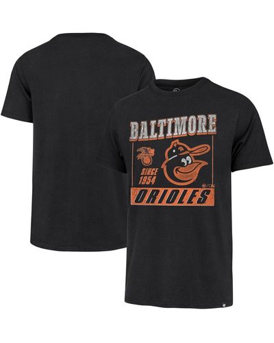 '47 Distressed Baltimore Orioles Outlast Franklin T-shirt - Black