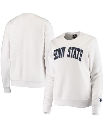 Colosseum Athletics Penn State Nittany Lions Campanile Pullover Sweatshirt - White
