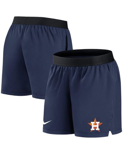 Nike Houston Astros Authentic Collection Flex Vent Max Performance Shorts - Blue