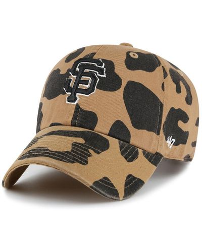 '47 San Francisco Giants Rosette Clean Up Adjustable Hat - Brown