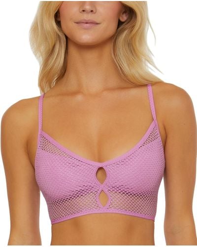 Becca Network Cami Bikini Top - Purple