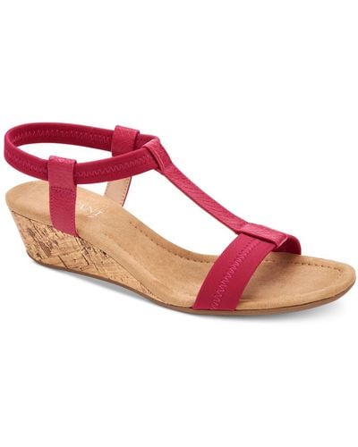 Alfani Step 'n Flex Voyage Wedge Sandals, Created For Macy's - Multicolor