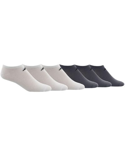 adidas Men's 6-pk. Superlite No-show Socks - White