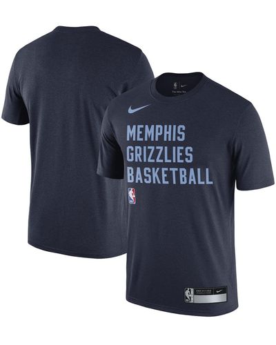 Nike Memphis Grizzlies 2023/24 Sideline Legend Performance Practice T-shirt - Blue