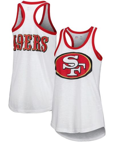 G-III 4Her by Carl Banks San Francisco 49ers Tater Tank Top - White