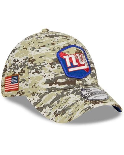 KTZ New York Giants 2023 Salute To Service 39thirty Flex Hat - Multicolor