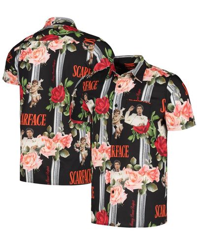 Reason And Scarface Cherub Button-up Shirt - Red