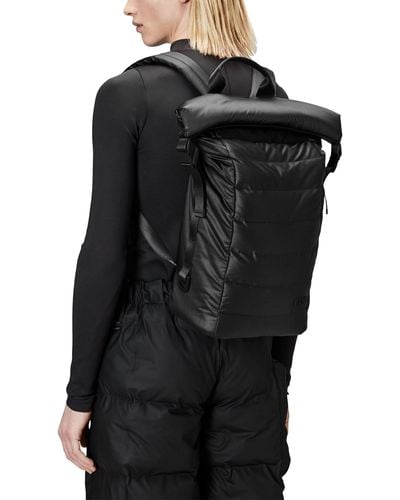 Rains Bator Puffer Backpack - Black