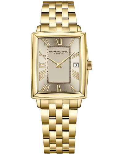 Raymond Weil Swiss Toccata Gold Pvd Stainless Steel Bracelet Watch 23mm - Metallic