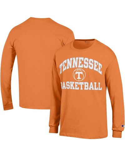 Champion Tennessee Volunteers Basketball Icon Long Sleeve T-shirt - Orange