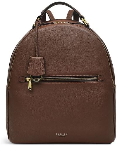 Radley Witham Road Small Zip Top Backpack - Brown