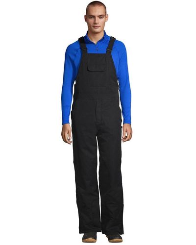 Lands' End Expedition Waterproof Insulated Snow Bib - Blue