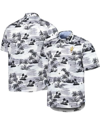 Tommy Bahama Arizona State Sun Devils Tropical Horizons Button-up Shirt - White