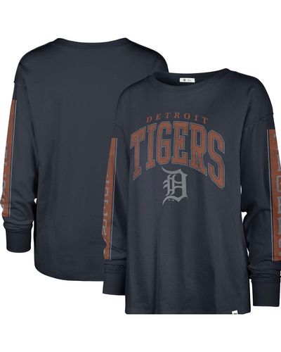 '47 Detroit Tigers Statement Long Sleeve T-shirt - Blue