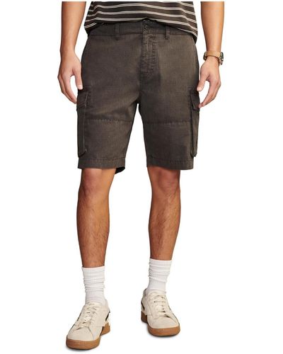 Lucky Brand 9" Ripstop Cargo Shorts - Gray