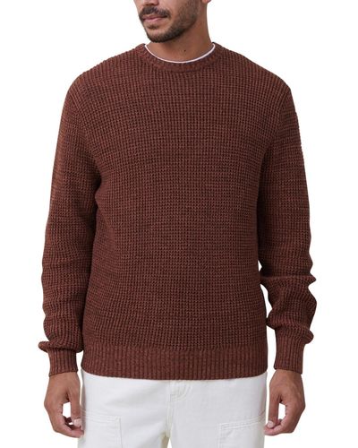 Cotton On Woodland Knit Sweater - Brown