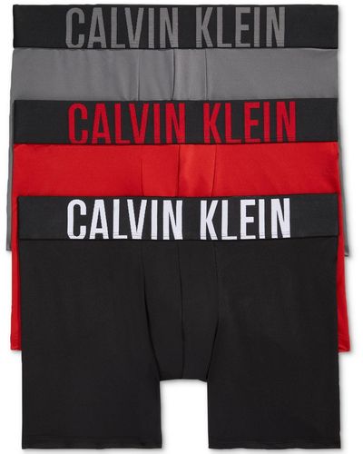 Calvin Klein Intense Power Micro Boxer Briefs - Red