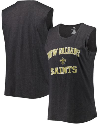 Fanatics New Orleans Saints Plus Size Tank Top - Black