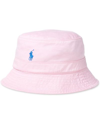 Polo Ralph Lauren Chino Bucket Hat - Pink