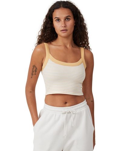 Cotton On Willa Waffle Camisole Top - White