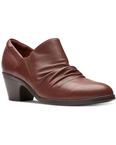 Clarks Emily 2 Cove Ankle Booties - Brown