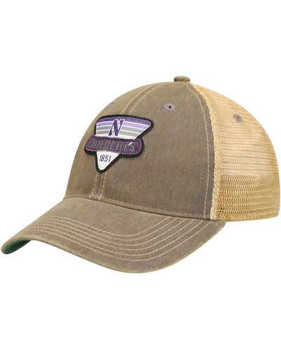 Legacy Athletic Northwestern Wildcats Legacy Point Old Favorite Trucker Snapback Hat - Gray