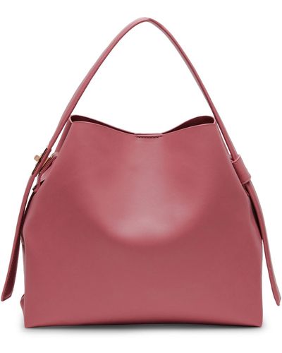 Anne Klein Small Bucket Hobo - Red