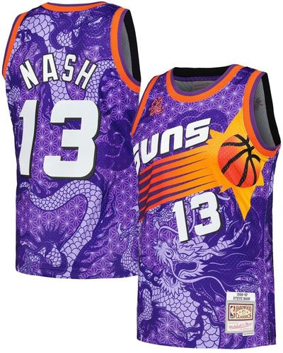Mitchell & Ness Steve Nash Phoenix Suns 1996/97 Hardwood Classics Asian Heritage 6.0 Swingman Throwback Player Jersey - Purple