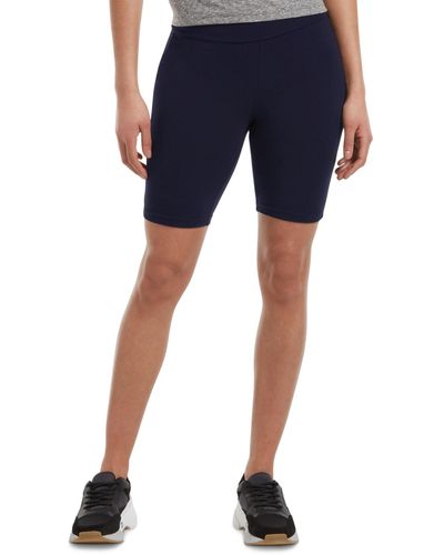 Hue High-waisted Bike Shorts - Blue