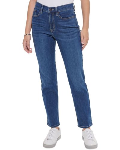 Calvin Klein High-rise Slim Whisper Soft Jeans - Blue