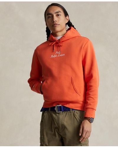 Polo Ralph Lauren Logo Double-knit Hoodie - Red